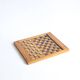 Antique wooden checkers and chess board, 1920s