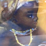 Tableau peinture pastel original d’un enfant