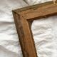 Old frame in gilded wood with stucco decoration circa 1900