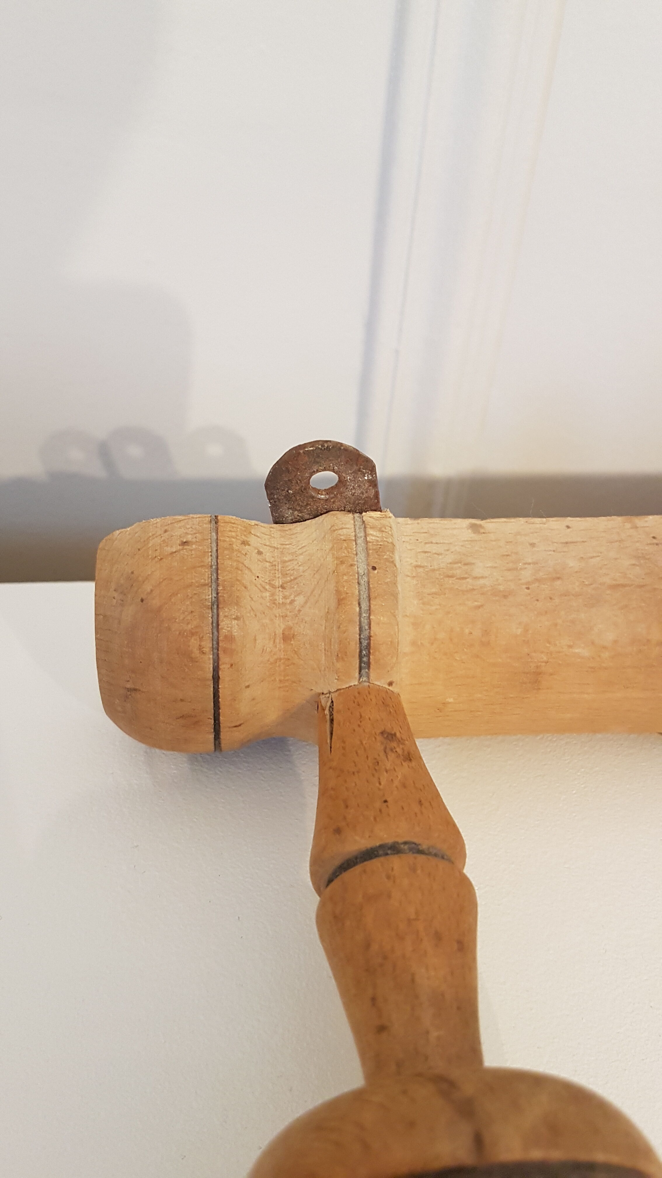 Wall coat rack 3 pateres