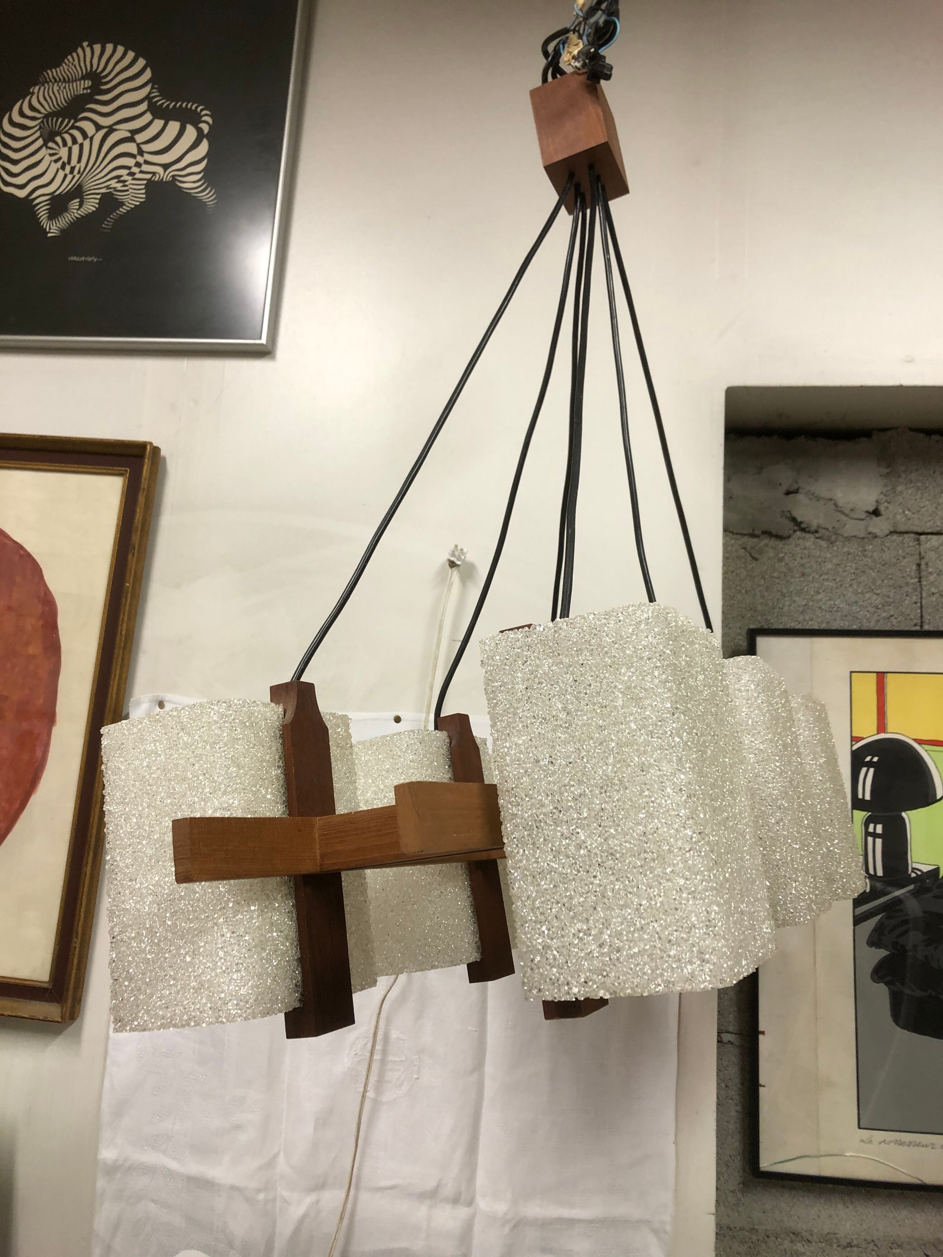 Scandinavian chandelier 60s