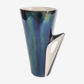 Iridescent Verceram Vallauris vase