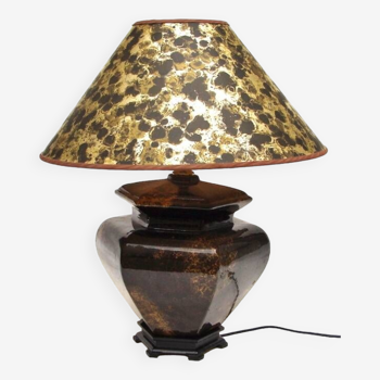 Lampe laquée vintage