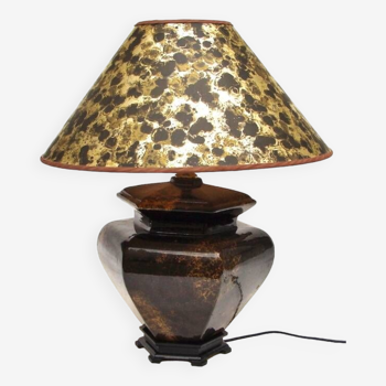Vintage lacquered lamp