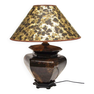 Vintage lacquered lamp