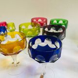 Set of 16 lead crystal glasses from the Nachtmann company from the 1960s, Antika series