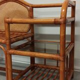 Furniture phone bamboo rattan and wicker