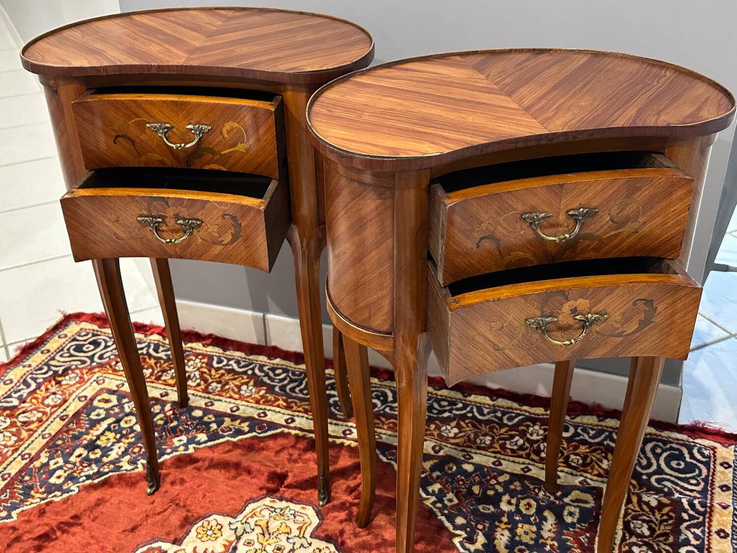 Paire de Chevet  rognon Louis XV