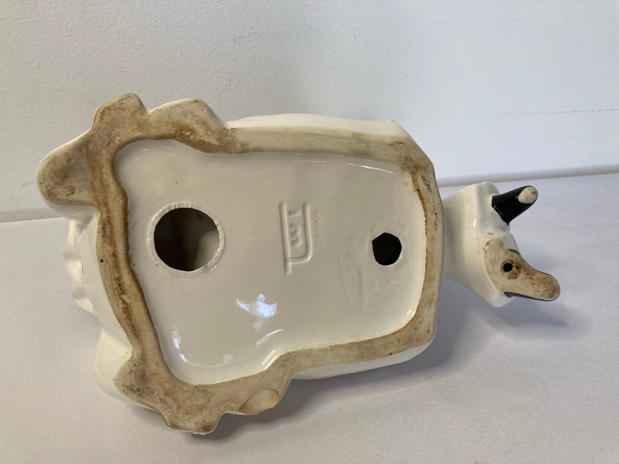 Vintage ceramic TWI Japan Pierrot ashtray