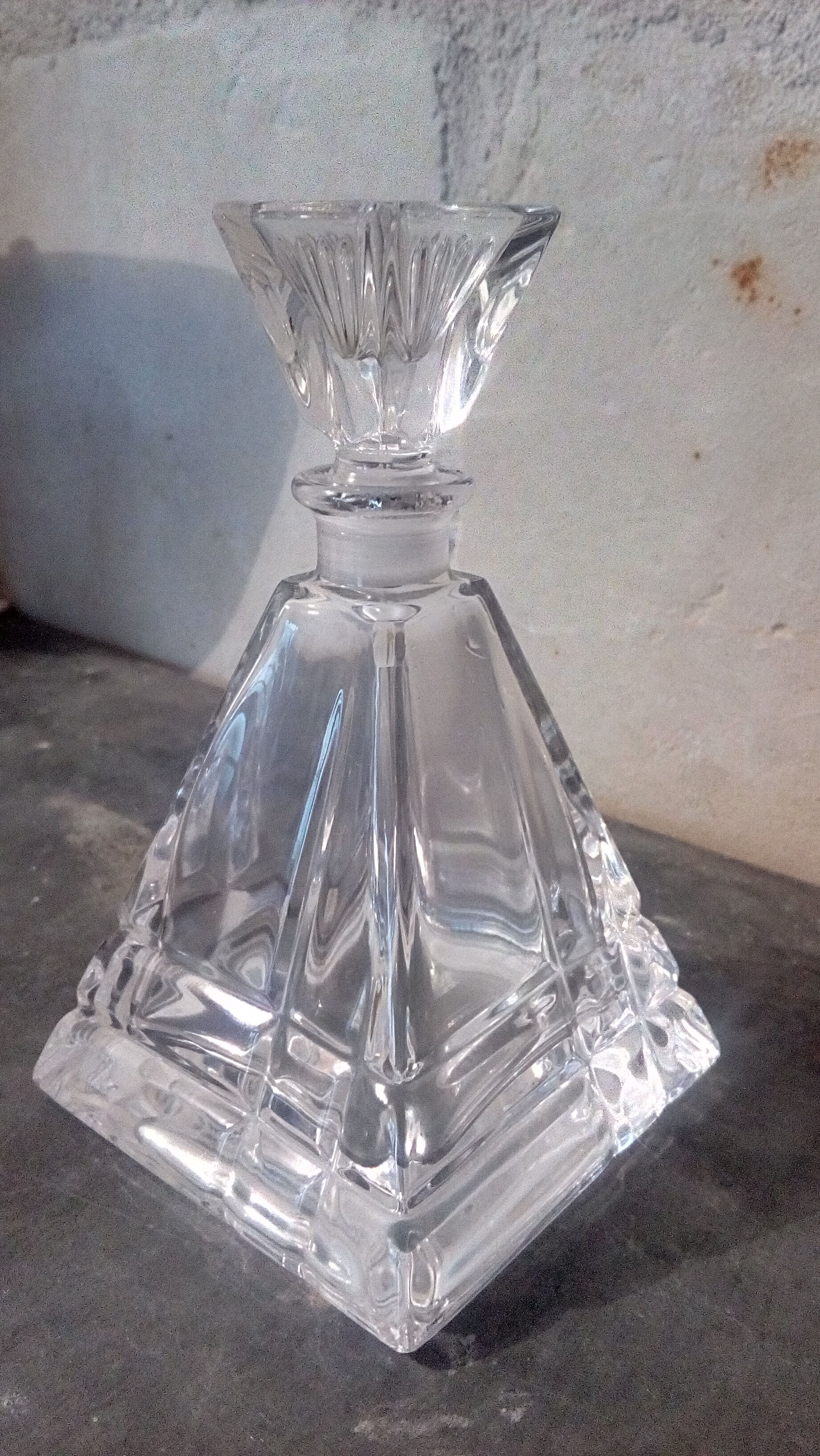 Crystal perfume bottle