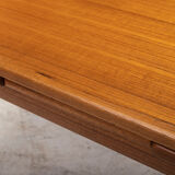 Danish extendable table teak No. 254 by Niels Otto Møller for JL Møllers, 1960s