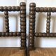Pair of turned wood corner chairs, fireside chairs