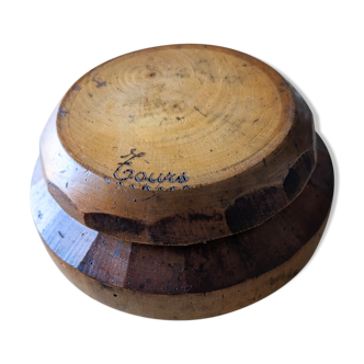 Boîte artisanale en bois brut