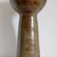 Large vintage enameled stoneware vase