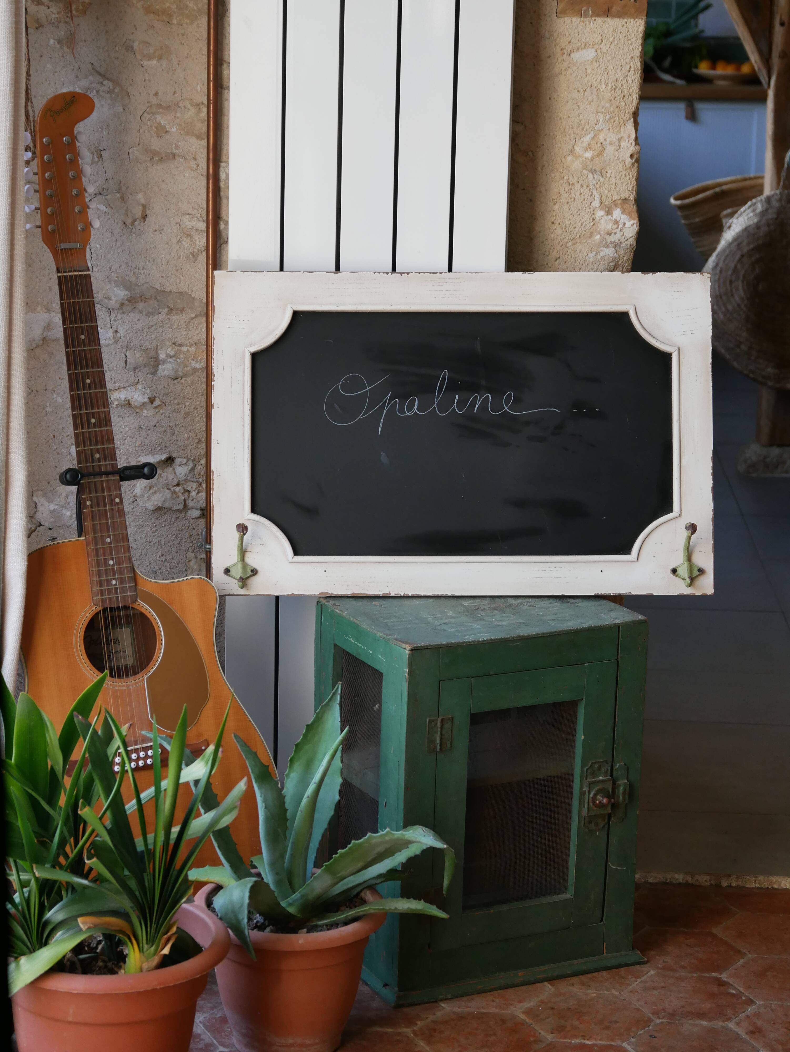 Coat hook slate board