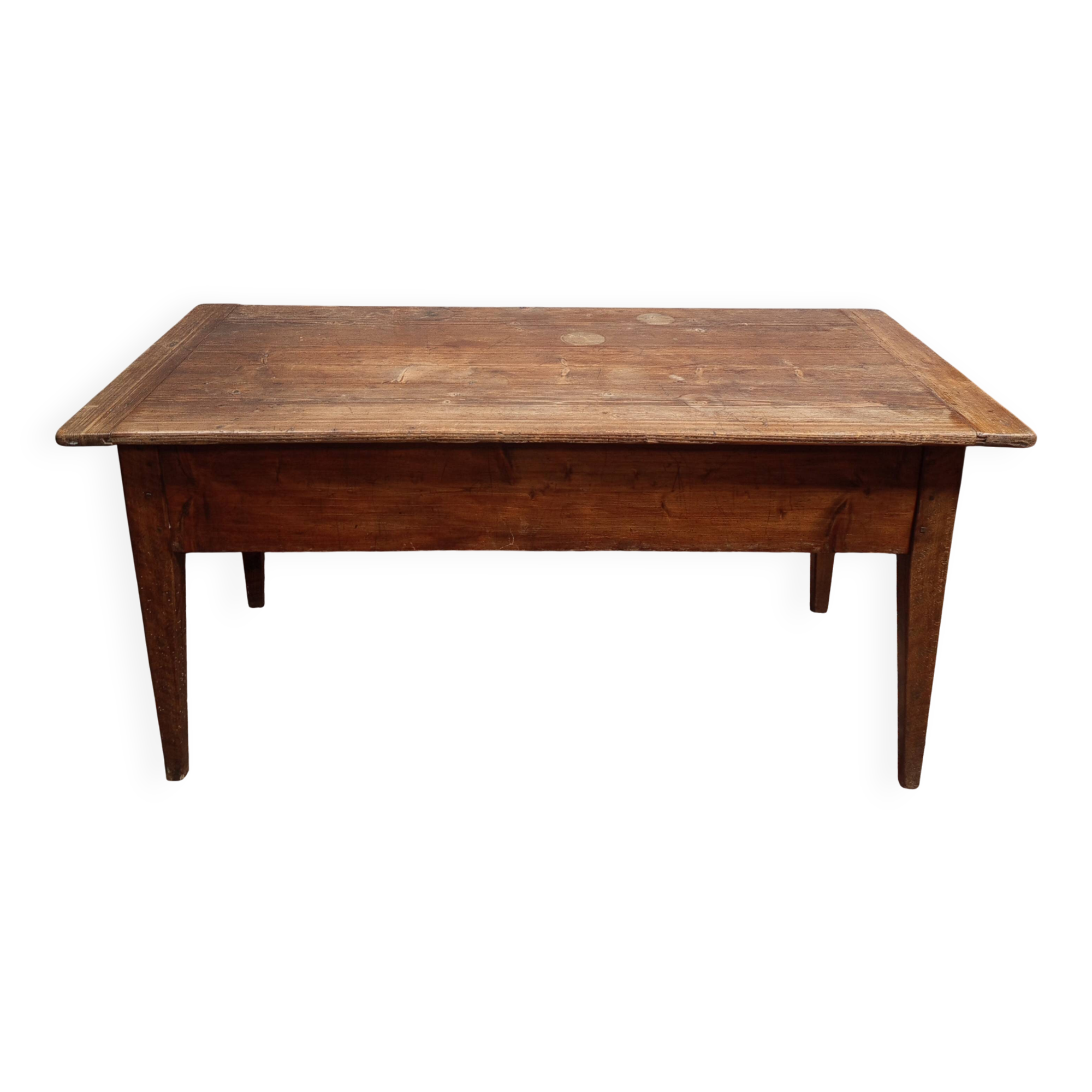Maie pétrin table in beech, 19th century