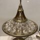 Vintage Crystal Brass Table Lamps, 1960s, Set of 2