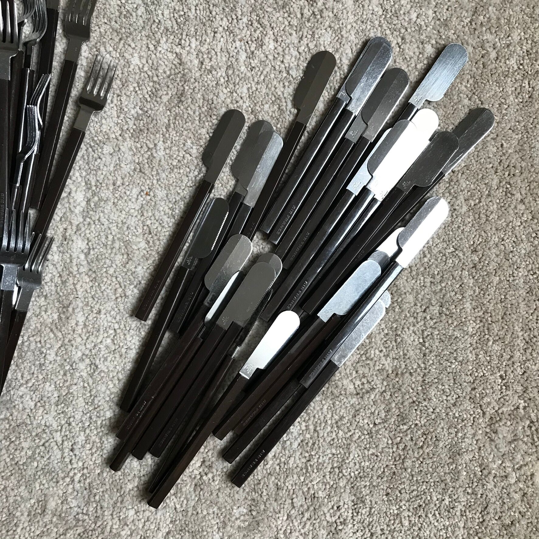 Lot of 87 cutlery Air France concorde Raymond Loewy
