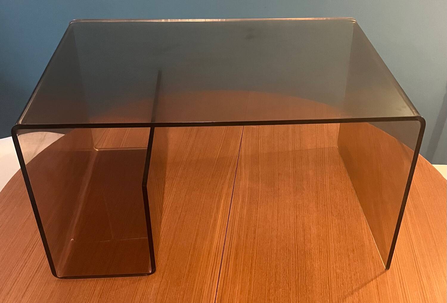Michel Dumas Plexiglas coffee table or end table