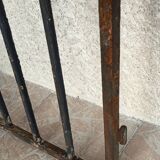 Gothic style wrought iron gate