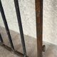 Gothic style wrought iron gate