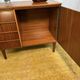 Buffet latéral en teck rétro des années 50, vers 1960, design danois, Scandinavie.