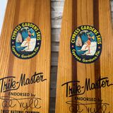 Wooden water ski pair