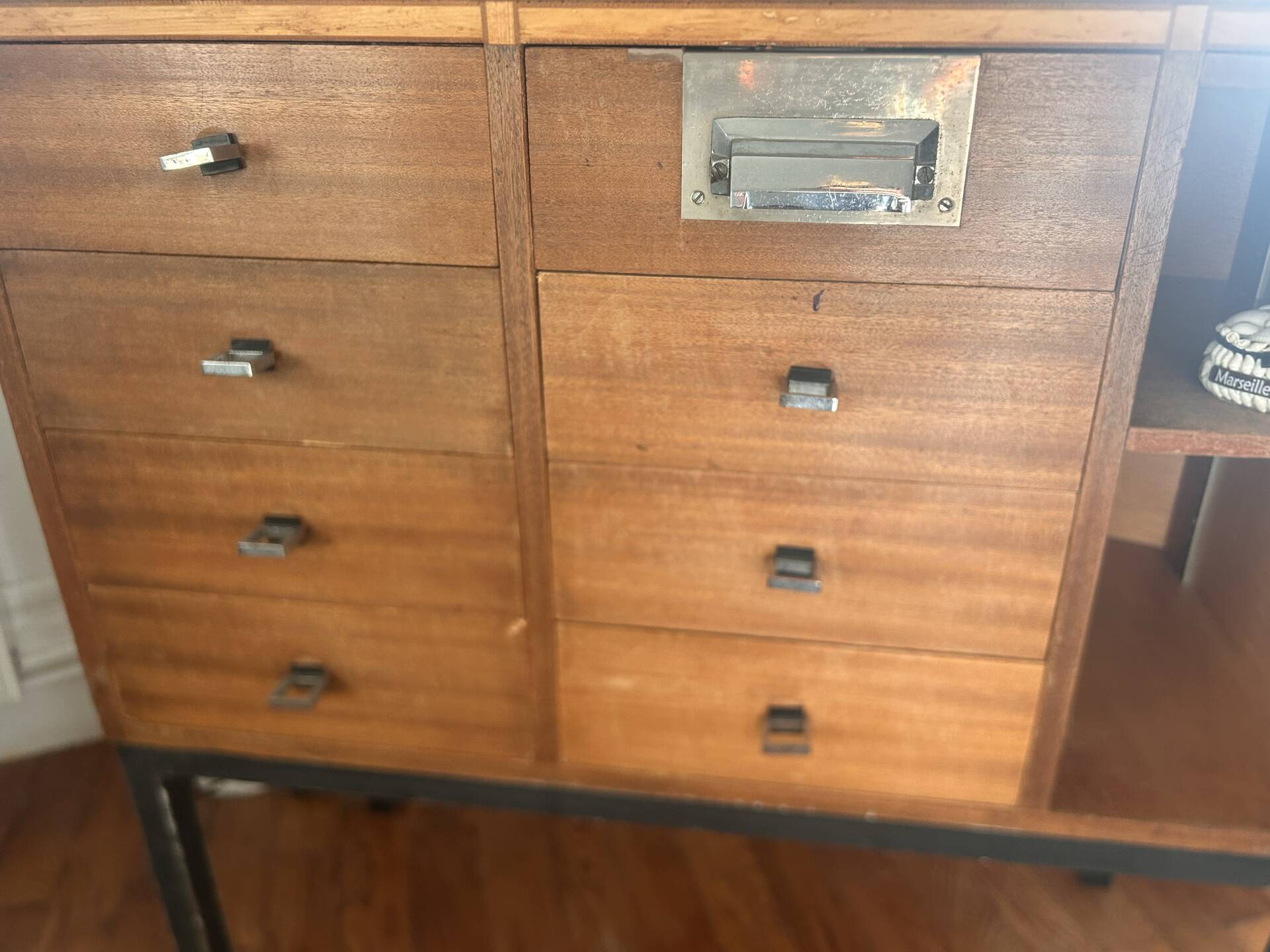 Trade furniture, cash register furniture André Ray – Lyon – 1920s