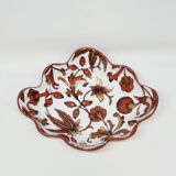 Longwy Cloisonné Enameled Basket Empty Pocket Cup Flowers Fe