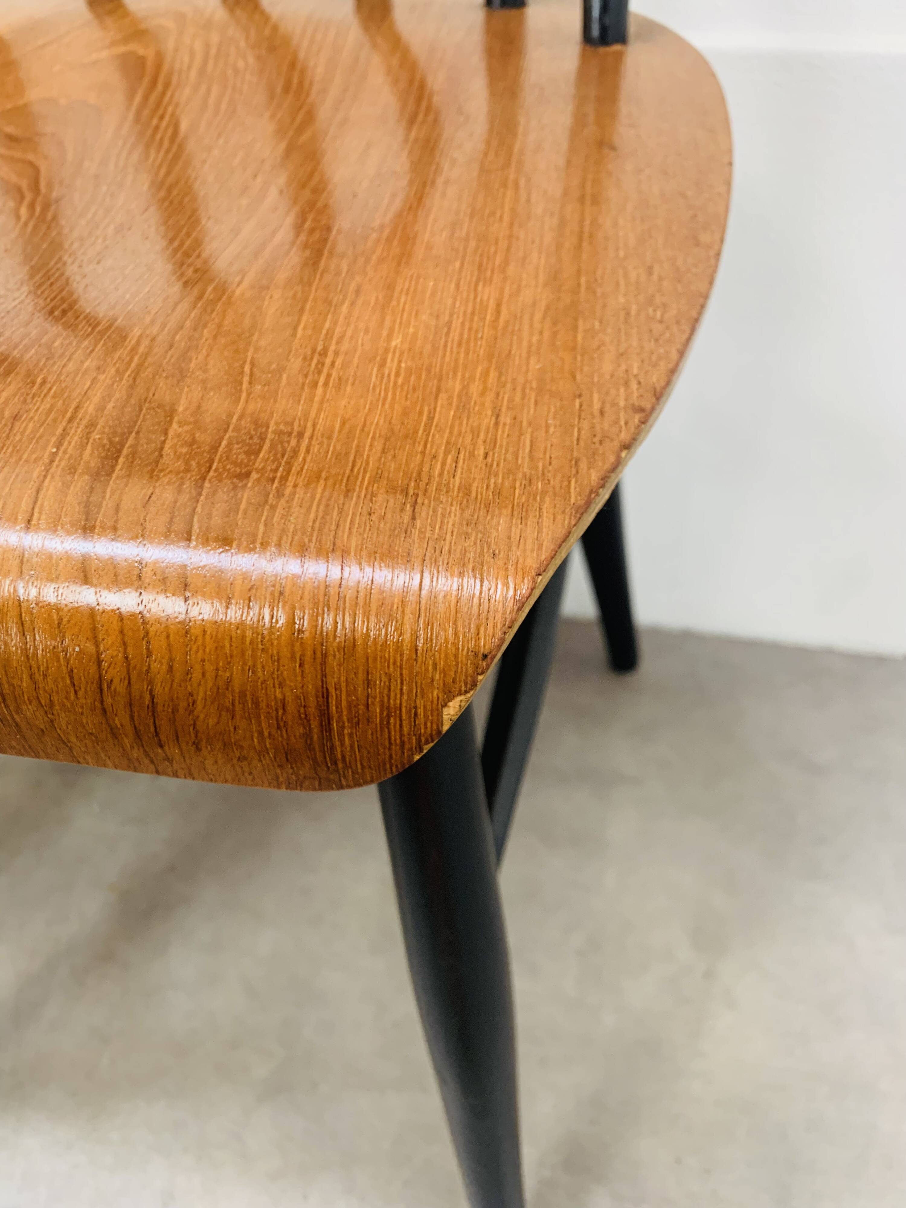 6 Fanett chairs by Ilmari Tapiovaara, Scandinavian, 1960s