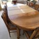 Table and 10 Art Nouveau style chairs.