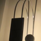 Mid century arc ceiling or wall light by Bruno Gecchelin, Italy 1970s