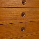 Oak and teak chest of drawers by Børge Mogensen for Karl Andersson & Söner, 1958