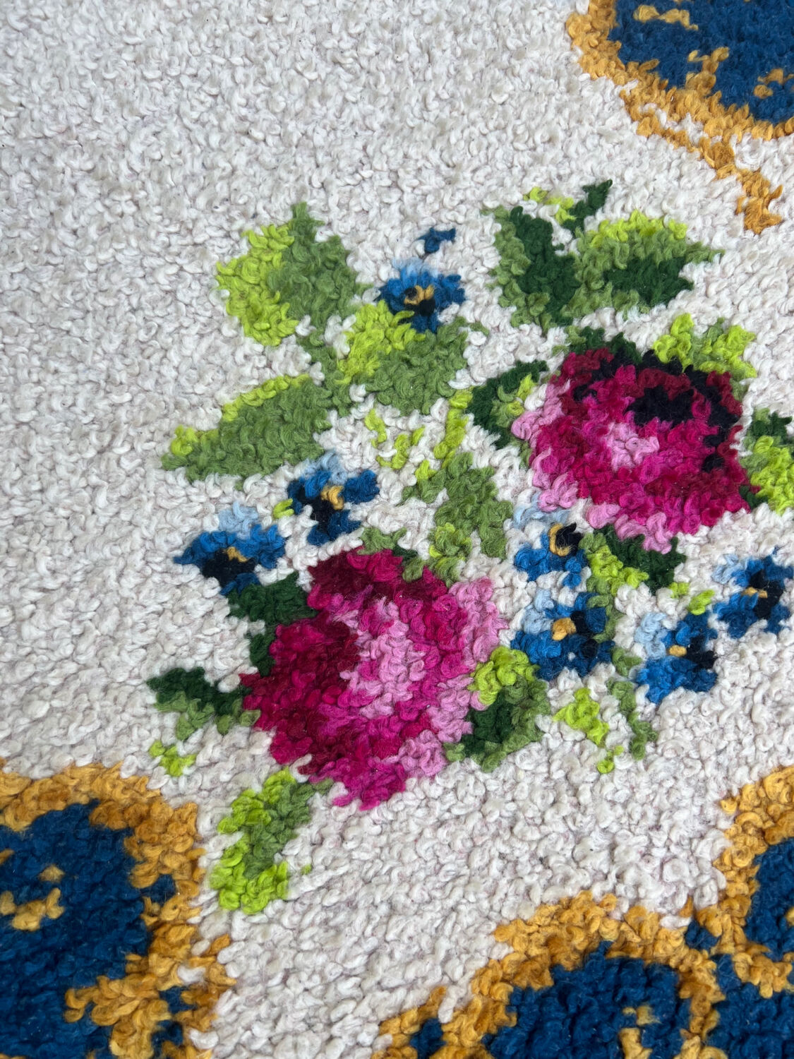 Vintage wool rug