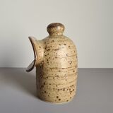 Pyrite stoneware pot