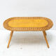 Tabouret en rotin du milieu du siècle par Jan Kalous pour ÚLUV, années 1960, Tchécoslovaquie