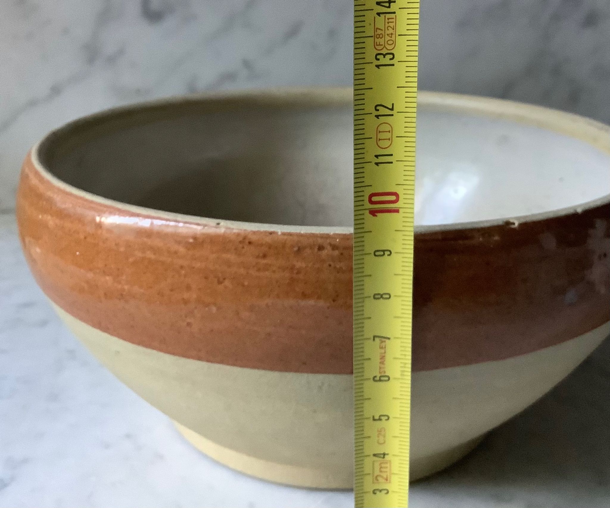 Digoin stoneware salad bowl