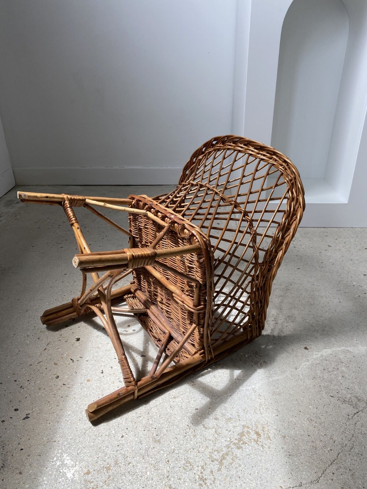 Rattan children's chair