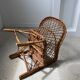 Chaise d'enfant en rotin