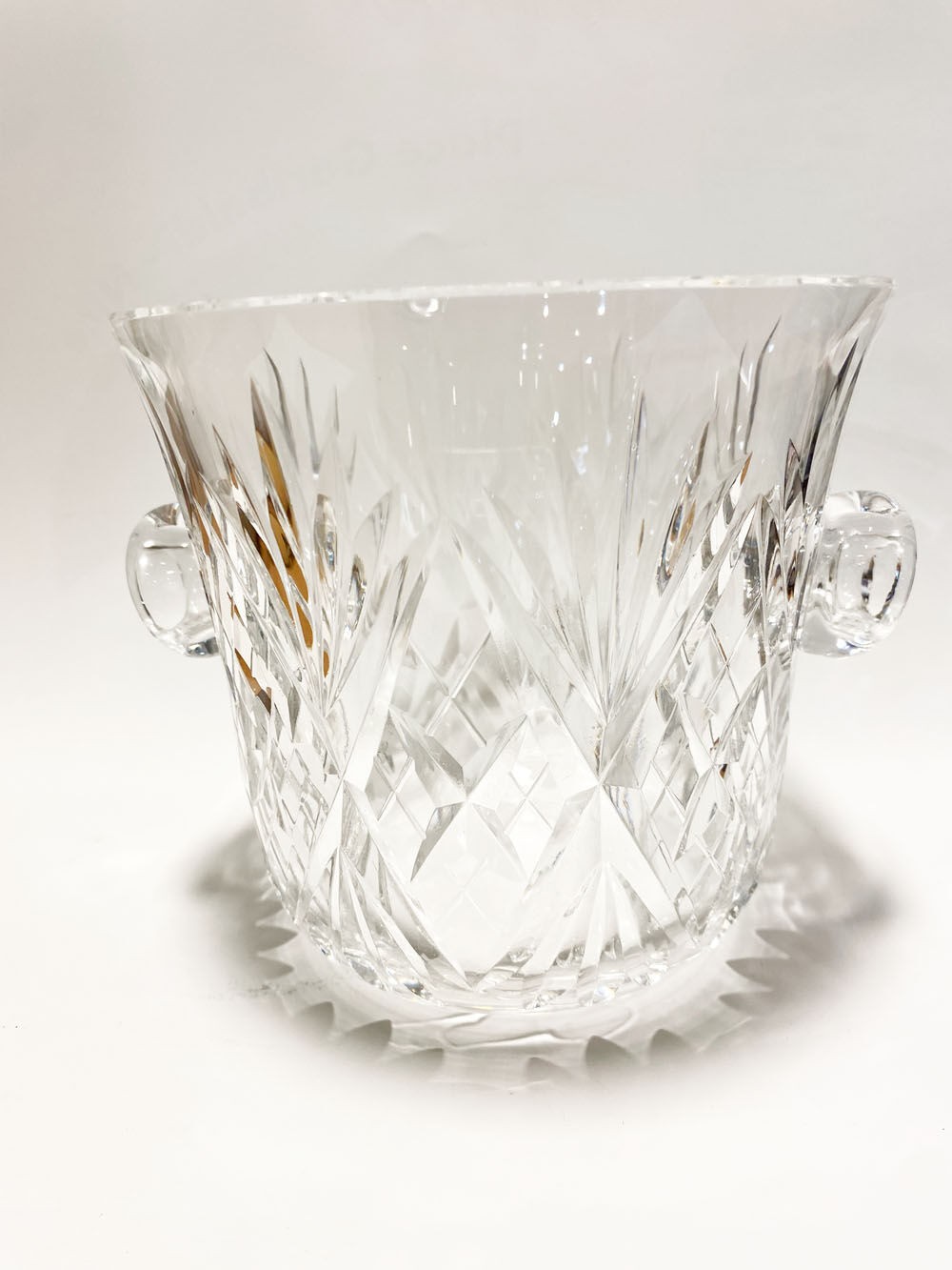 Saint louis crystal ice cube bucket