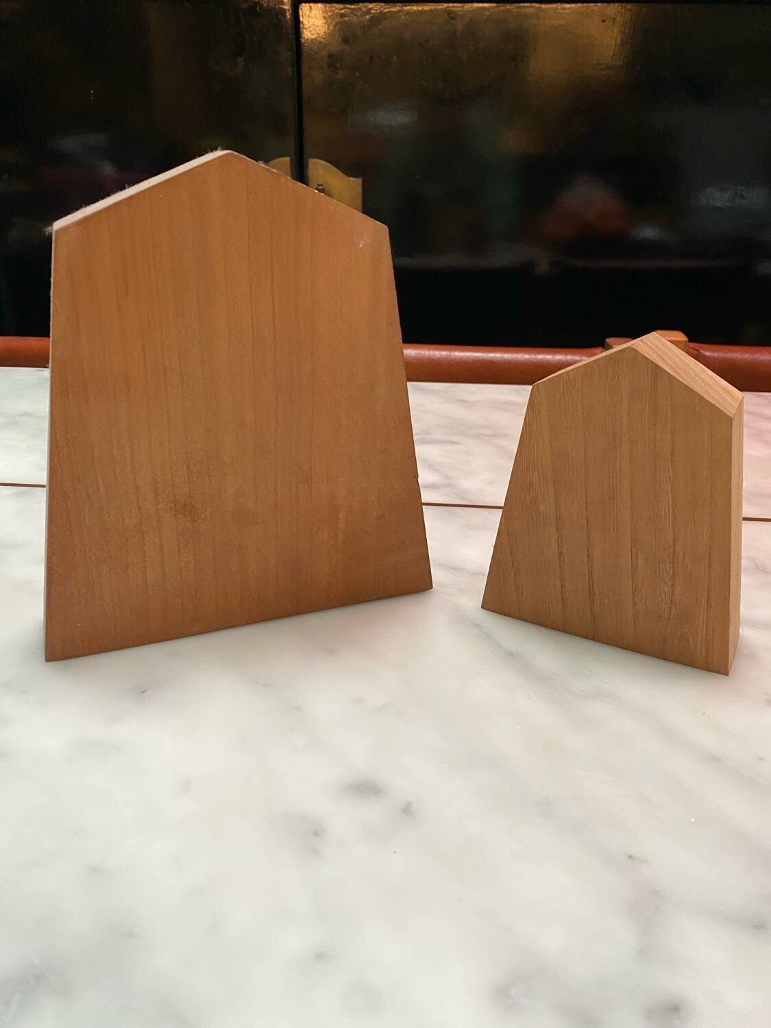 Japanese wooden shogi pieces