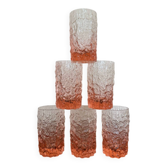 Verres Geoffrey Baxter années 60