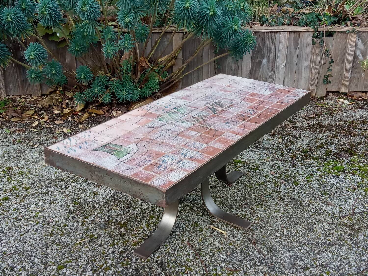 Ceramic coffee table 1970