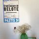 Affiche “ concours de belote “