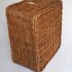 Rattan locker type basket
