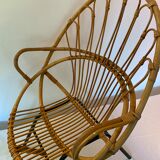 Vintage rattan chair from Rohe Noordwolde