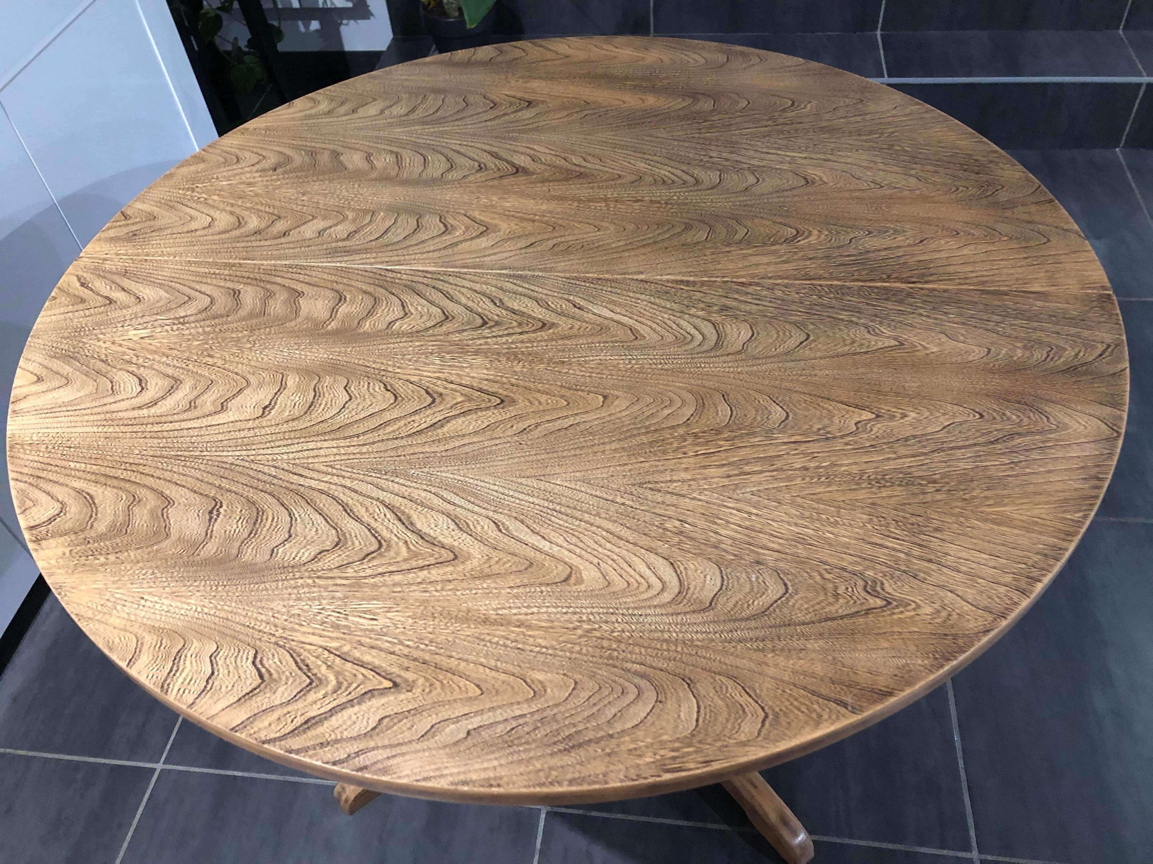 Vintage extendable table Baumann 1970s