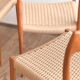 Chaises danoises en teck Mid-Century par Niels O Møller # 77 & 57 Set de 10