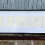Pablo Picasso lithographie réimpression animal encadré