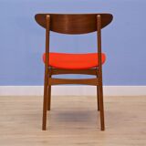 Ensemble de 6 chaises à manger danoises en teck par Falsled, années 1960